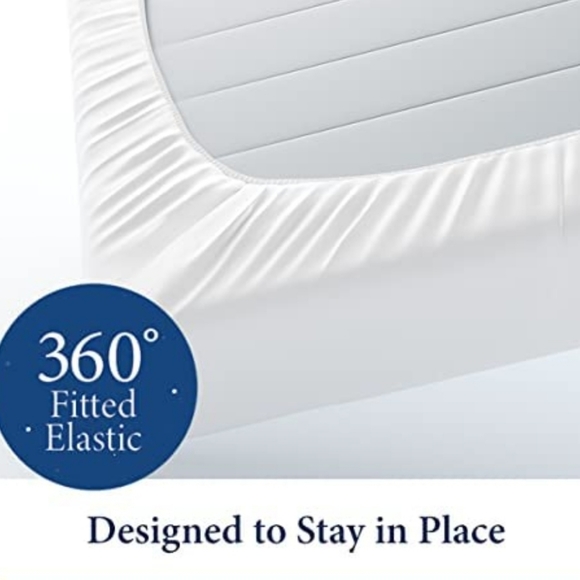 New Blue Luxury Twin Sheets Set - Picture 4 of 7